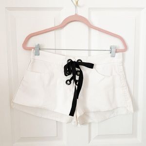 Zara White Shorts